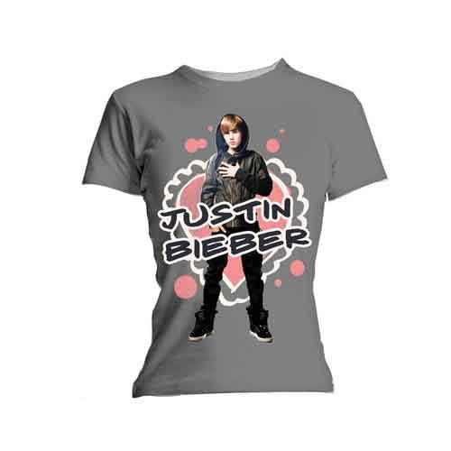 Justin Bieber Cut Out Hearts [T-Shirt]