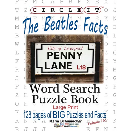 Circle It, The Beatles Facts, Word Search, Puzzle Book