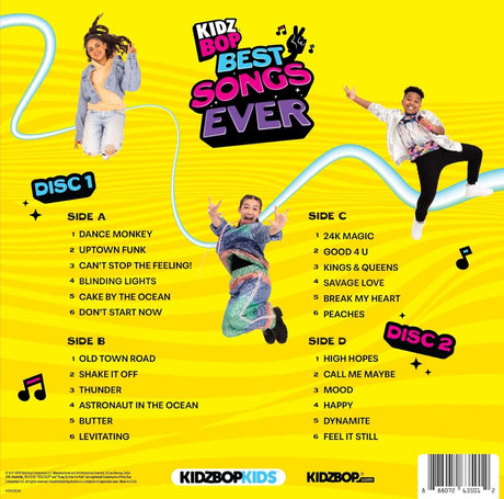 Kidz Bop: Best Songs Ever (Limited Edition, Amazon Exclusive, Translucent Blue Colored Vinyl) (2 Lp's) (Vinyl)
