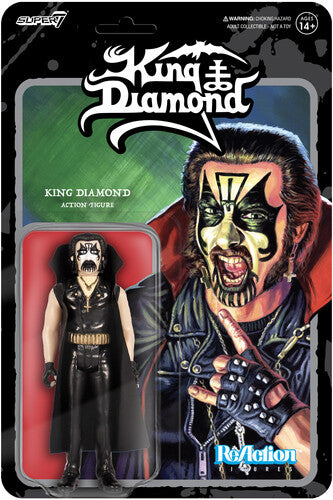 Super7 - King Diamond - ReAction Figures - King Diamond (Collectible, Action Figure) (Action Figure)