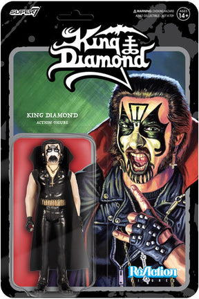 Super7 - King Diamond - ReAction Figures - King Diamond (Collectible, Action Figure) [Action Figure]