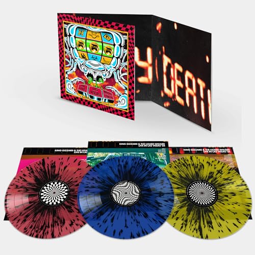 King Gizzard Live In Las Vegas '24 (Triple Gatefold) (Splatter Vinyl) [3Lp] (Vinyl)
