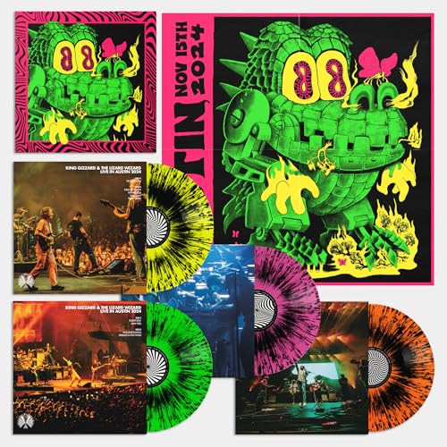 King Gizzard - Live In Austin '24 (4Lp Neon Splatter Vinyl Box Set) (Vinyl)