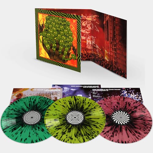 King Gizzard - Live In Houston '24 (Triple Gatefold - Splatter Vinyl) [3Lp] (Vinyl)
