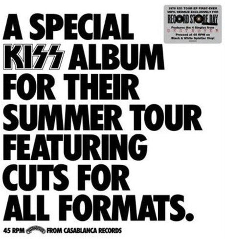 Kiss - A Special KISS Tour Album (RSD Exclusive, Extended Play, 45 RPM, Black & White Splatter Colored Vinyl) [Vinyl]