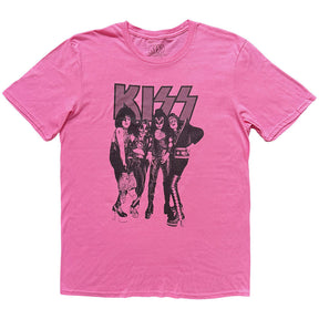 Kiss - Dressed To Kill T-Shirt - Pink [Apparel]