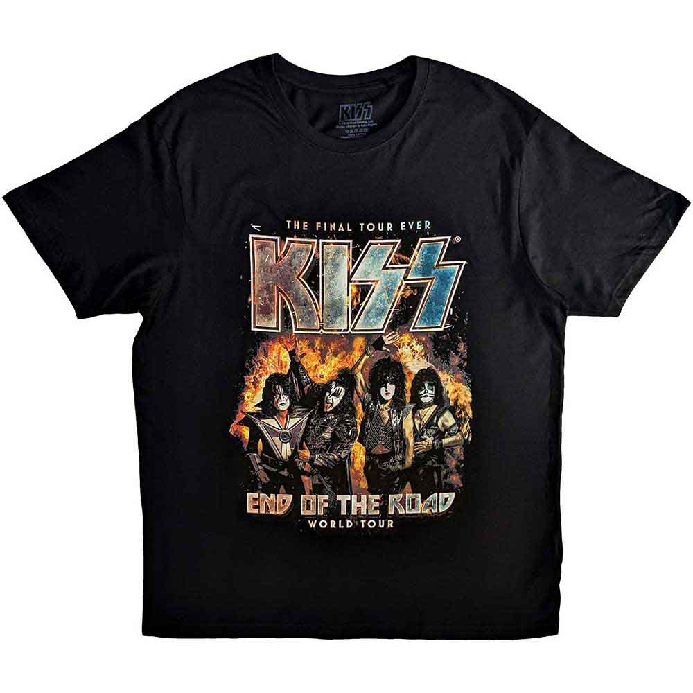 Camiseta de la gira final de Kiss End Of The Road