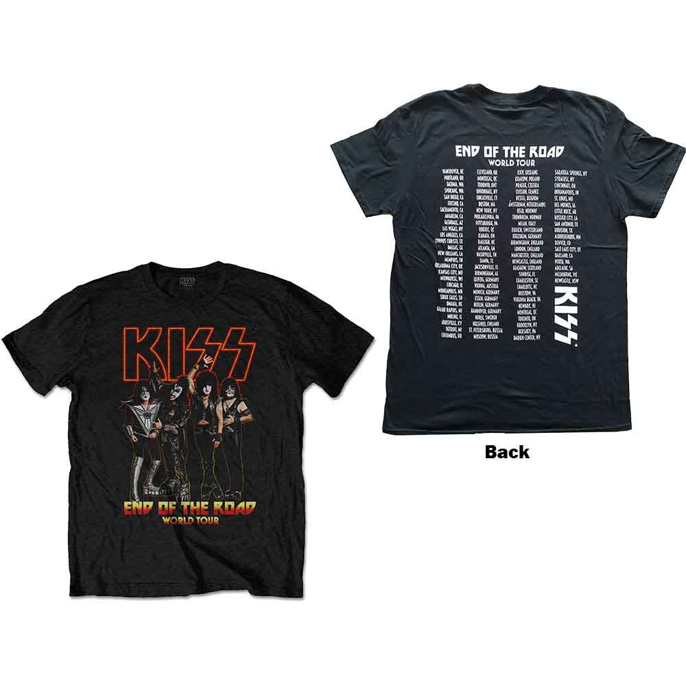 Camiseta de la gira Kiss End Of The Road