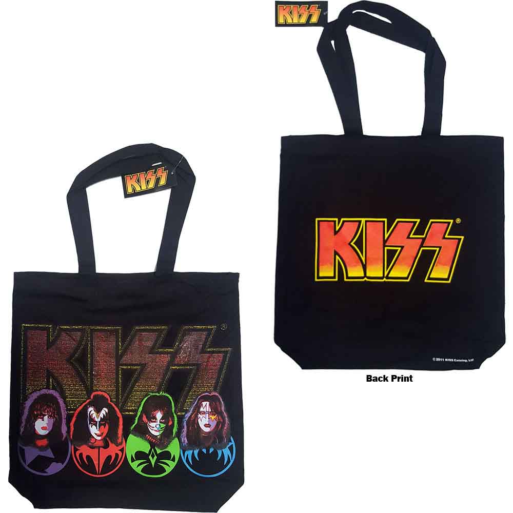 Kiss Faces & Logo [Tote Bag]