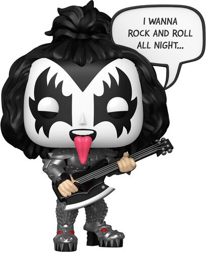 Funko POP! Sayings: KISS - The Demon, Rock & Roll All Night (Vinyl Figure, Collectible) (Action Figure)