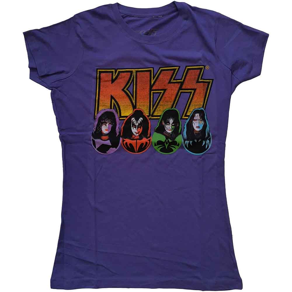 Kiss Logo, Faces & Icons [Short Sleeve Tee]