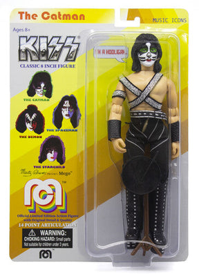 Mego - KISS - Catman Love Gun 8" Action Figure with Drum (Large Item, Action Figure, Collectible) [Action Figure]