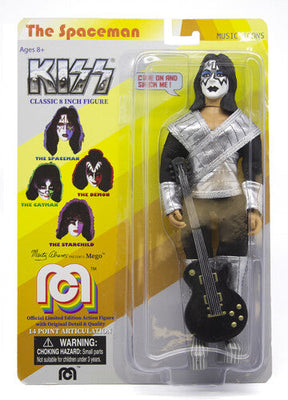 Mego - KISS - Spaceman Love Gun 8" Action Figure with Guitar (Large Item, Action Figure, Collectible) [Action Figure]