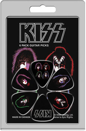 Kiss - Perri's - Kiss - Faces - Guitar Picks (6 Pack) [Guitar Picks]