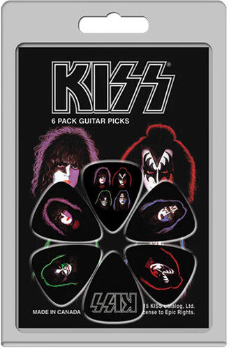 Kiss - Perri's - Kiss - Faces - Guitar Picks (6 Pack) [Guitar Picks]
