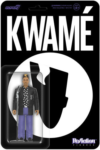 Kwame Super7 - Kwame - ReAction - Kwame (Black/White Polka Dot) (Collectible, Figure, Action Figure) [Music]