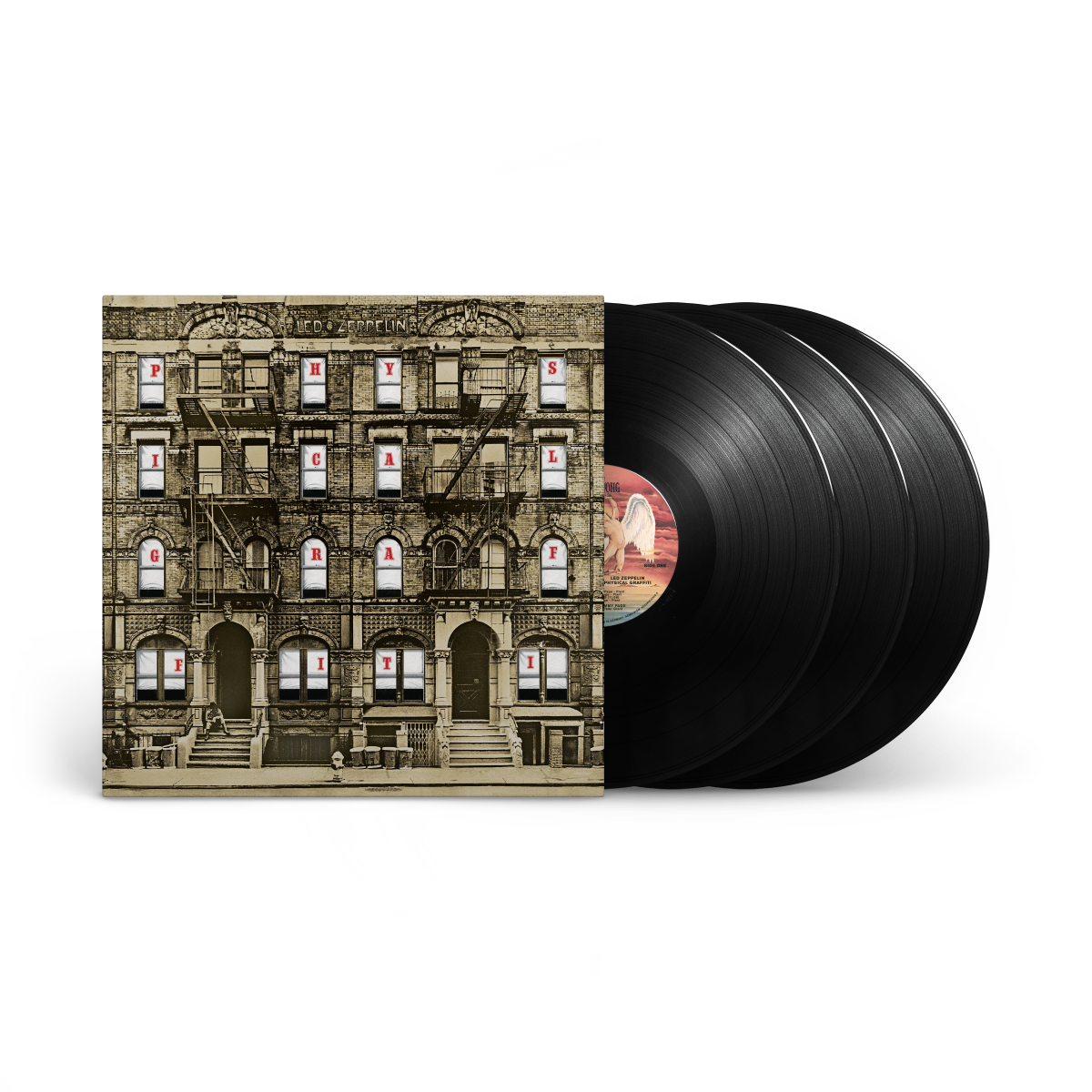 Physical Graffiti [50Th Anniversary Deluxe Edition] 3Lp Vinyl (Remastered + Poster) (Vinyl)