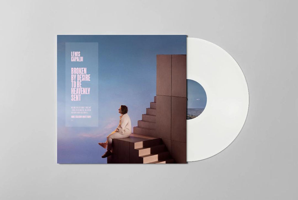Lewis Capaldi Broken By Desire To Be Heavenly Sent [Explicit Content] (Indie Exclusive, Colored Vinyl, White, 180 Gram Vinyl) [Vinyl] - Apocalypse Vinyl