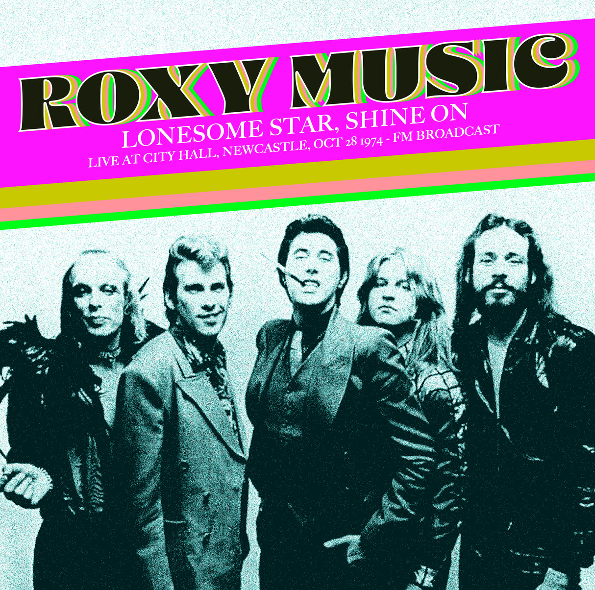 Roxy Music Lonesome Star、Shine On 在市政厅现场演出 [唱片和 LP]