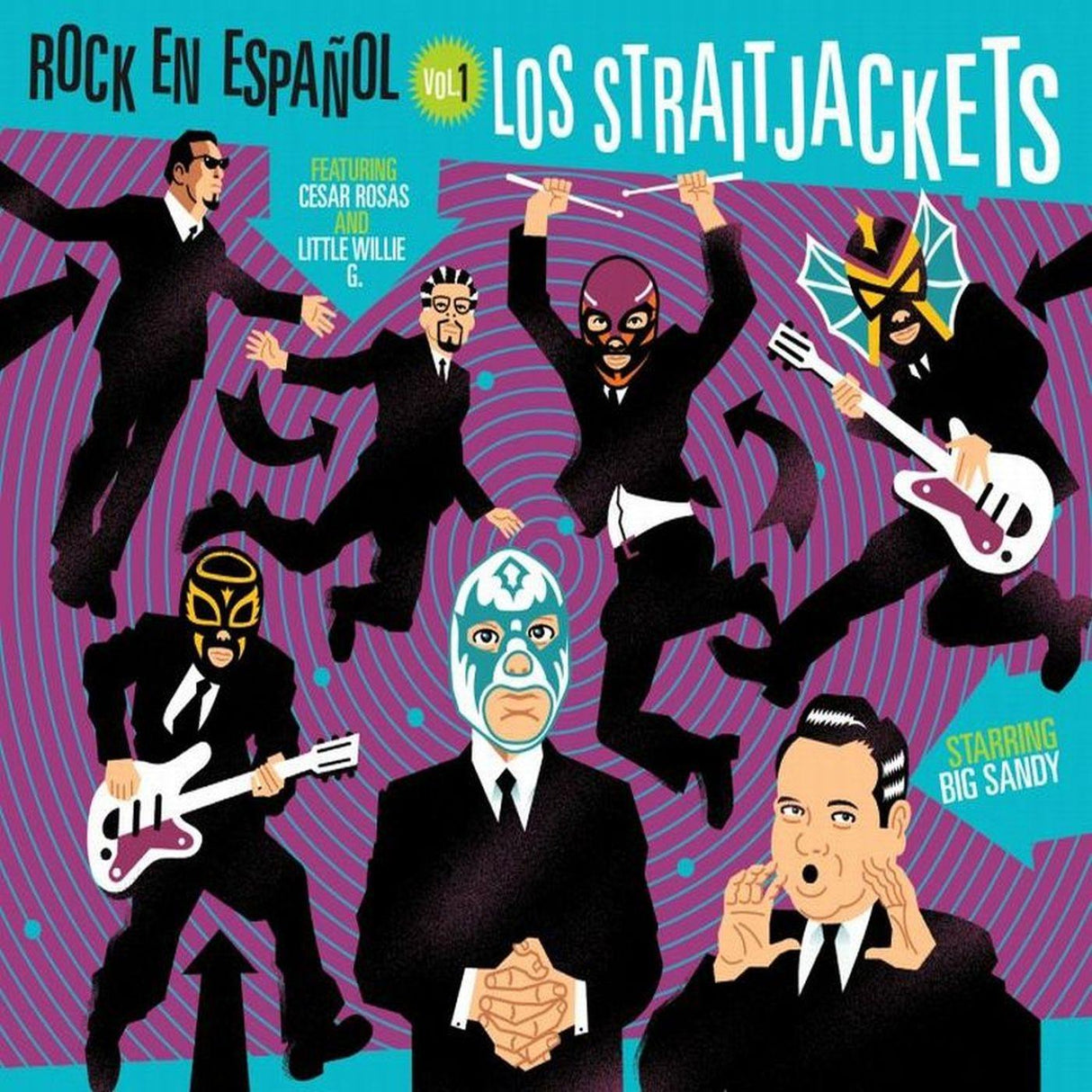 LOS STRAITJACKETS Rock en Espa√±ol，第 1 卷（15 周年纪念 - 紫色黑胶唱片）[唱片和 LP]