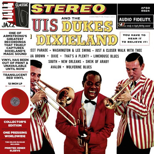 Louis Armstrong Louis Armstrong and the Dukes of Dixieland (Vinilo de color, Edición Deluxe, Edición limitada, Rojo, Remasterizado) [Discos y LP]