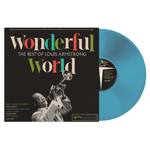 Wonderful World: The Best Of Louis Armstrong (Limited Edition, Blue Vinyl) [Vinyl]