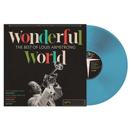 Wonderful World: The Best Of Louis Armstrong (Limited Edition, Blue Vinyl) [Vinyl]