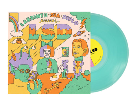 LSD Feat. Labrinth、Sia 和 Diplo LSD（5 周年纪念版）（彩色乙烯基、绿色、周年纪念版、备用封面）[唱片 &amp; LP]