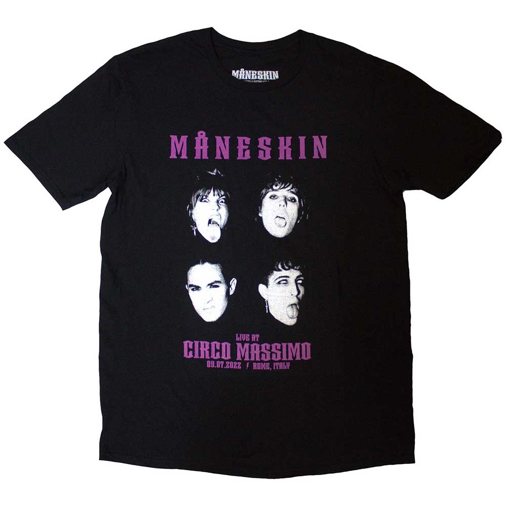 Maneskin Live At Circo Massimo 2022 Faces [T-Shirt]