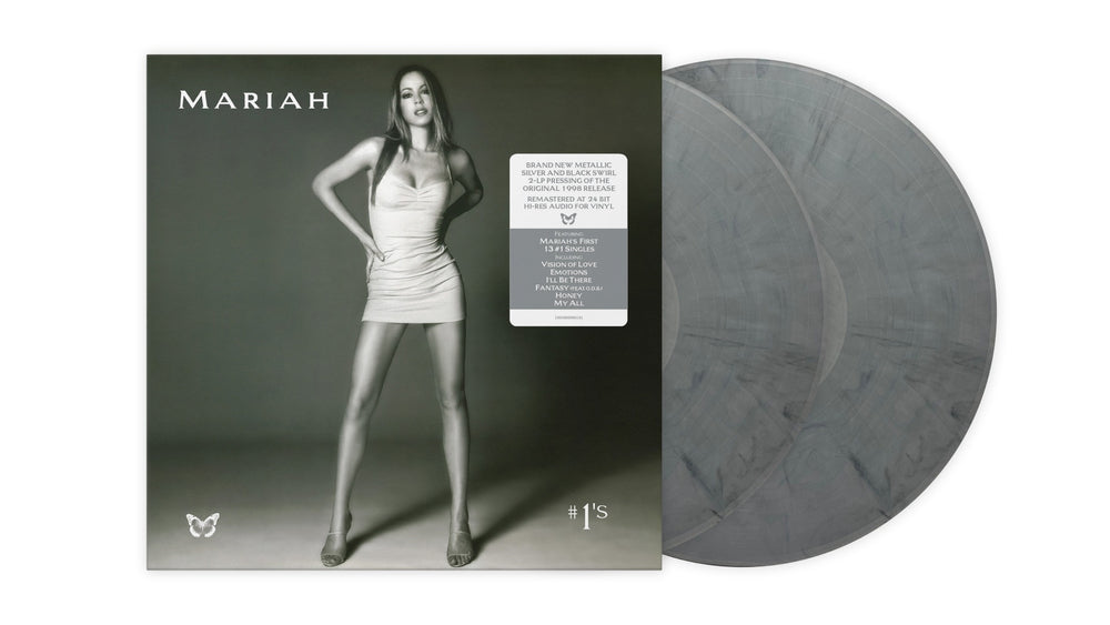 Mariah Carey #1's (Bonus Tracks, Vinilo de color, Remolino plateado y negro) (2 LP) [Discos y LP]