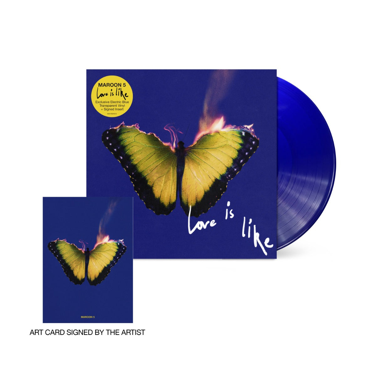Love Is Like – Limited Edition Transparent Electric Blue Vinyl [Signed Insert] (Vinyl)
