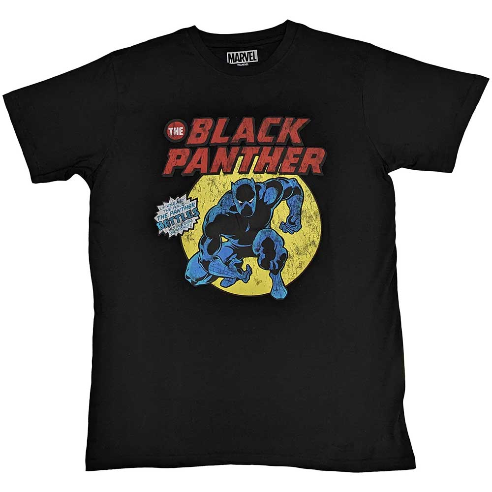 Camiseta retro de cómics de Marvel Comics Black Panther