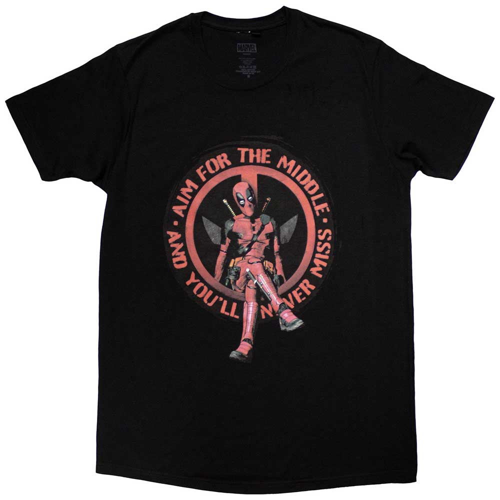 Deadpool Aim Middle (T-Shirt)