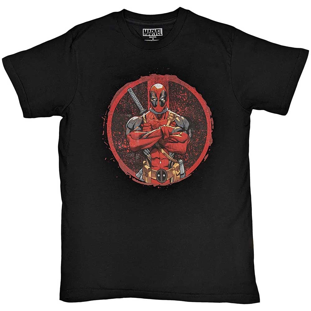 Marvel Comics Deadpool Brazos cruzados [Camiseta]