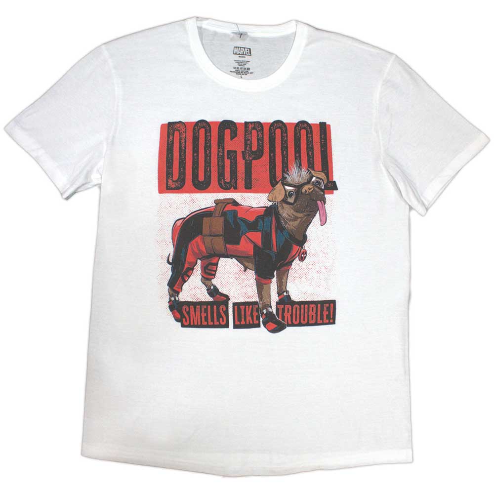 Deadpool Dogpool Smells Like Trouble (T-Shirt)