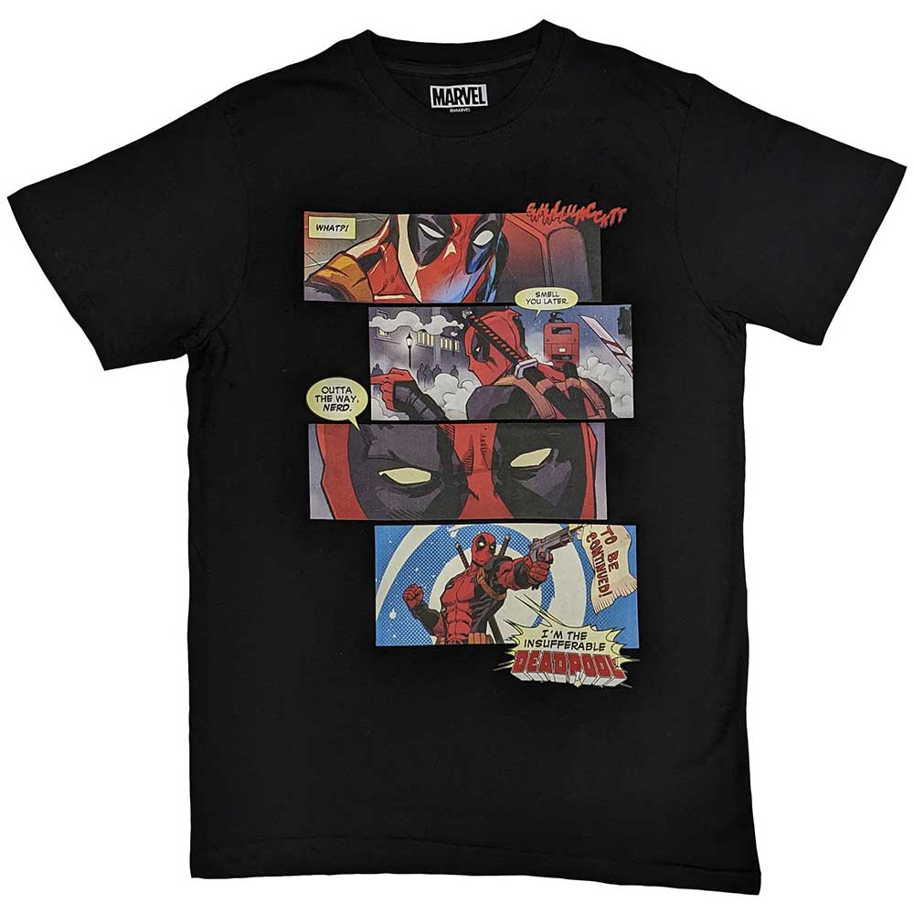 Camiseta con tiras de Deadpool de Marvel Comics