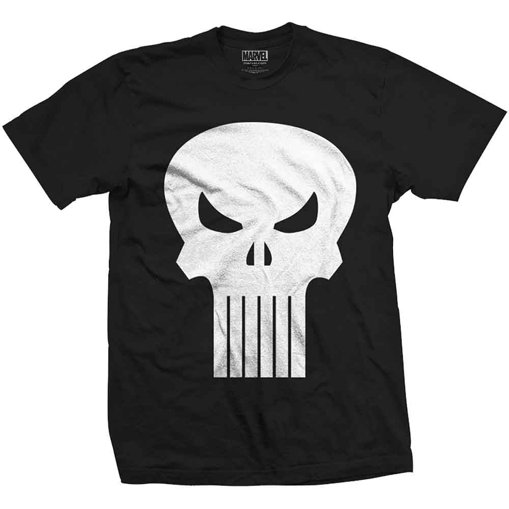 Camiseta de Marvel Comics con calavera de Punisher