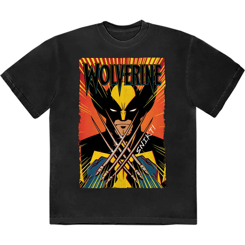 Camiseta de Marvel Comics con garras de Wolverine