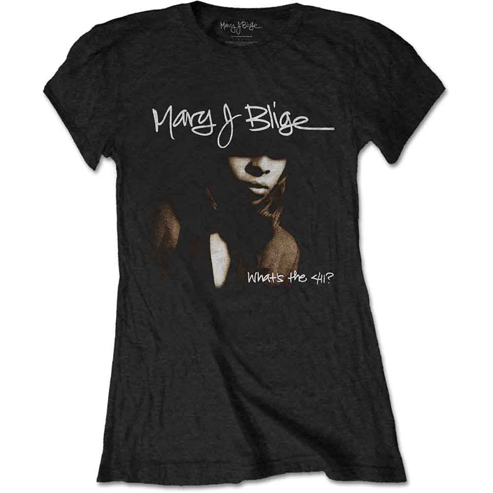 Camiseta de manga corta con portada de Mary J Blige