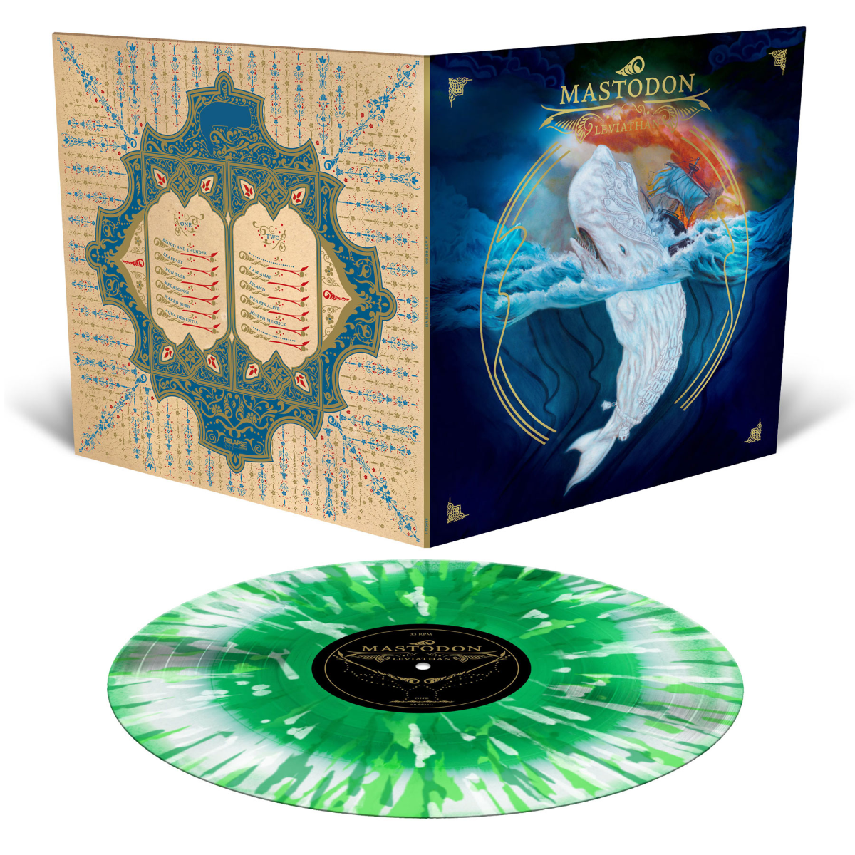 Mastodon Leviathan: 20th Anniversary Edition (Colored Vinyl, White, Green, Splatter) [Records & LPs]