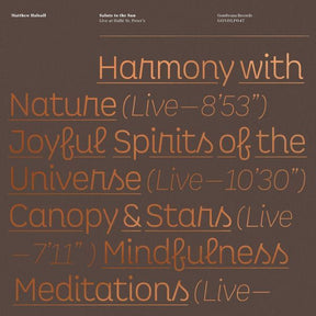 Salute to the Sun Live at HalleÌ St. Peter's (Vinyl)
