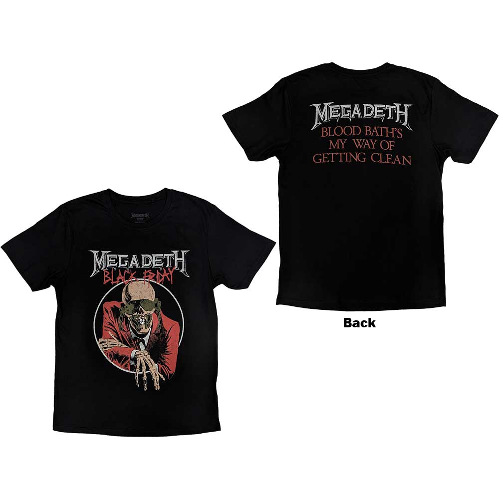 Camiseta de Megadeth Black Friday