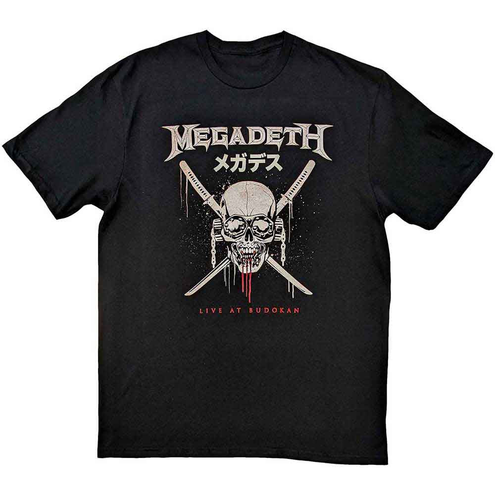 Camiseta con espadas cruzadas de Megadeth