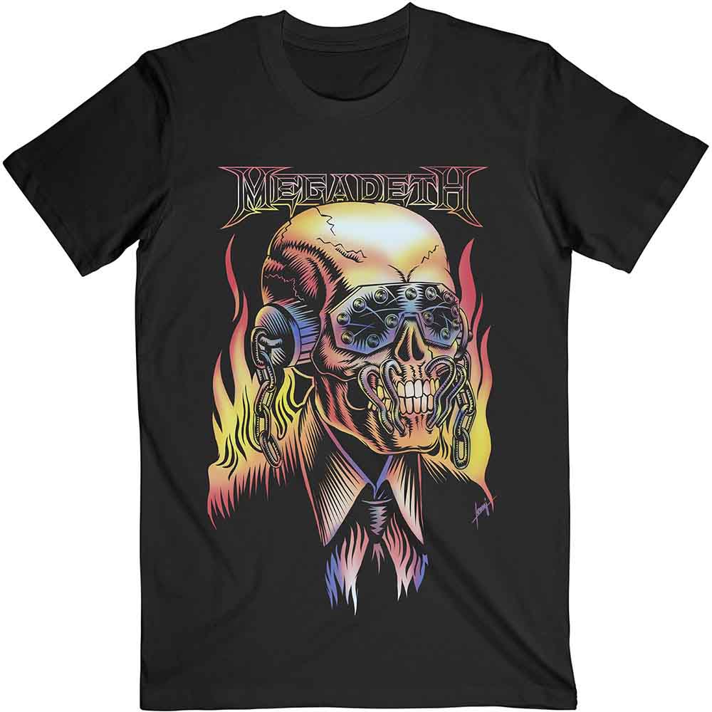 Megadeth Flaming Vic [T-Shirt]