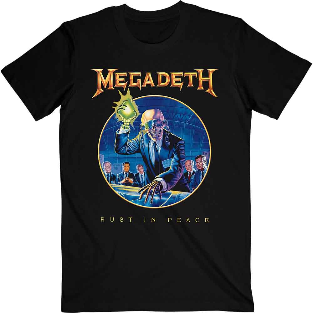 Camiseta del aniversario de Megadeth Rust In Peace