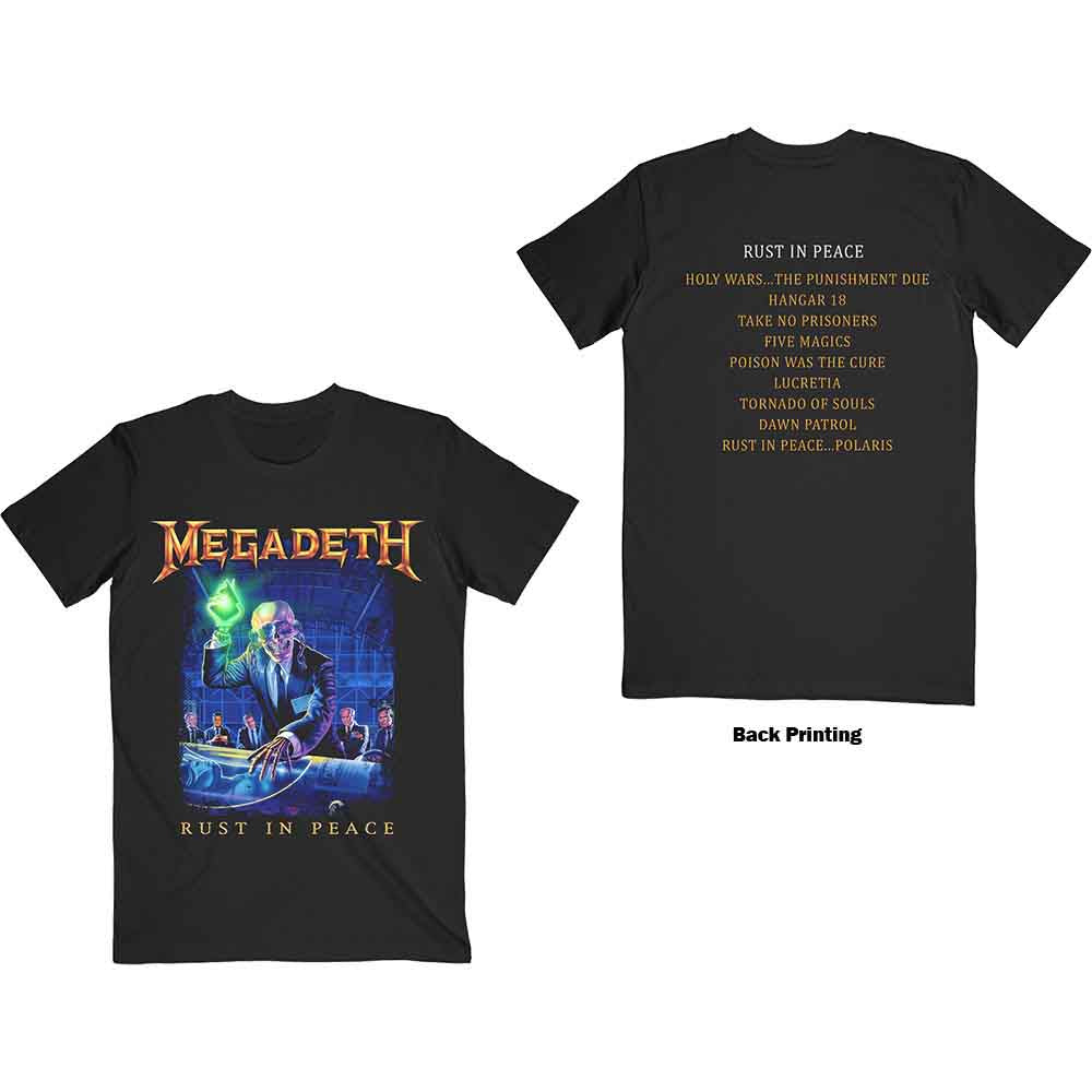 Lista de canciones de Megadeth Rust In Peace [Camiseta]