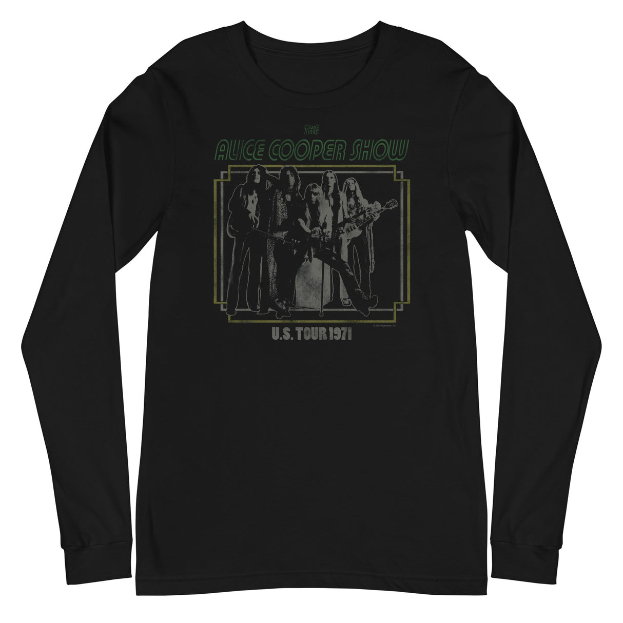 Alice Cooper - 1971 US Tour Long Sleeve T-Shirt ()