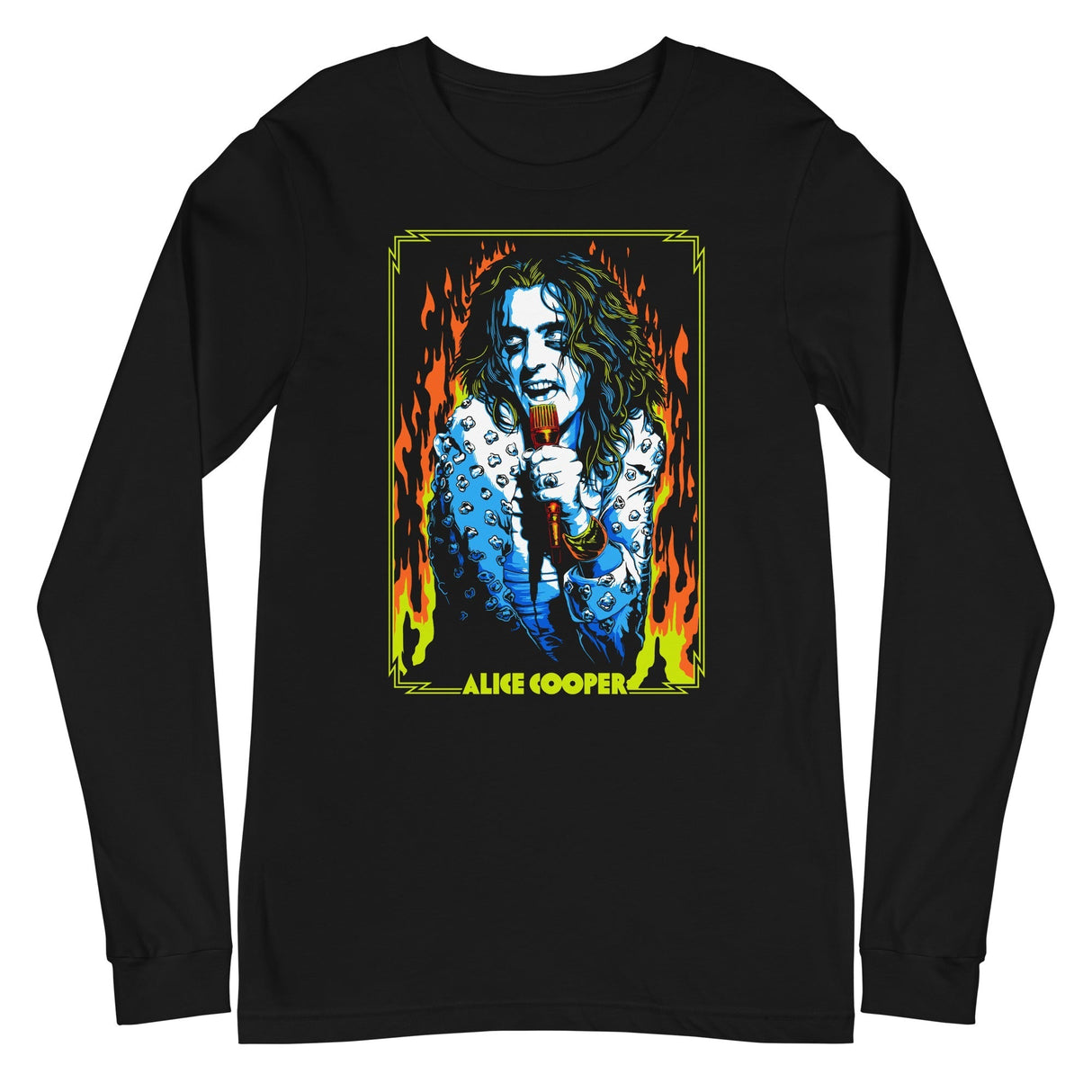 Alice Cooper - Flames Long Sleeve T-Shirt ()