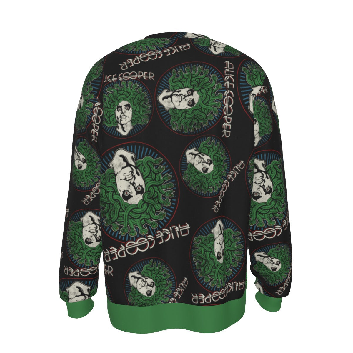 MERCHMOMENT Alice Cooper Hair All Over Print Sweatshirt [Apparel]