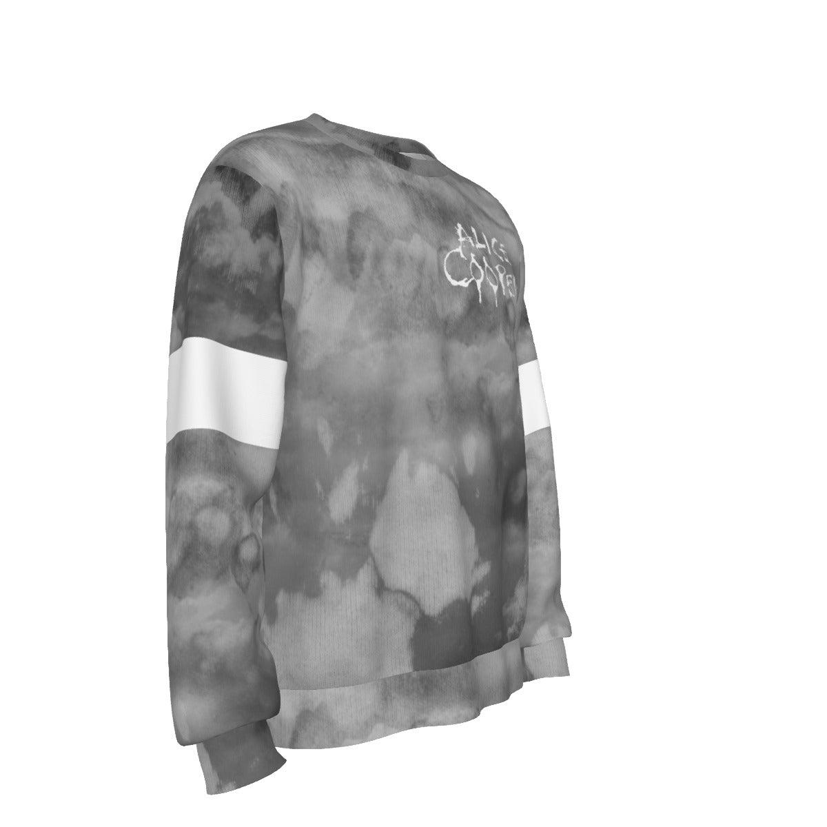 MERCHMOMENT Alice Cooper Staring All Over Print Sweatshirt [Apparel]